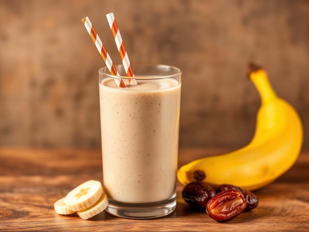 Banana date smoothie