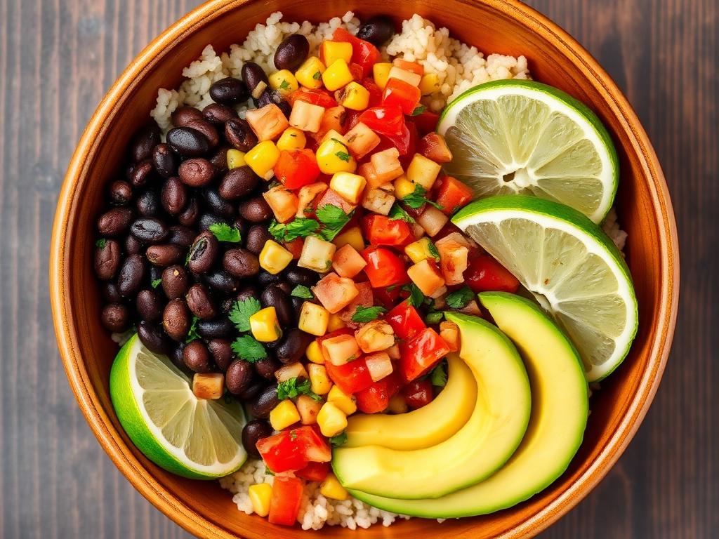 Vegan burrito bowl