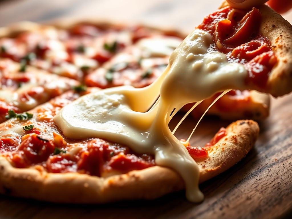 Stretchy cashew mozzarella