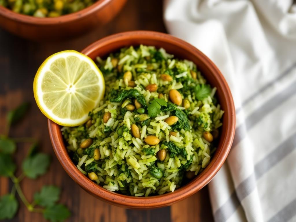 Palak khichdi