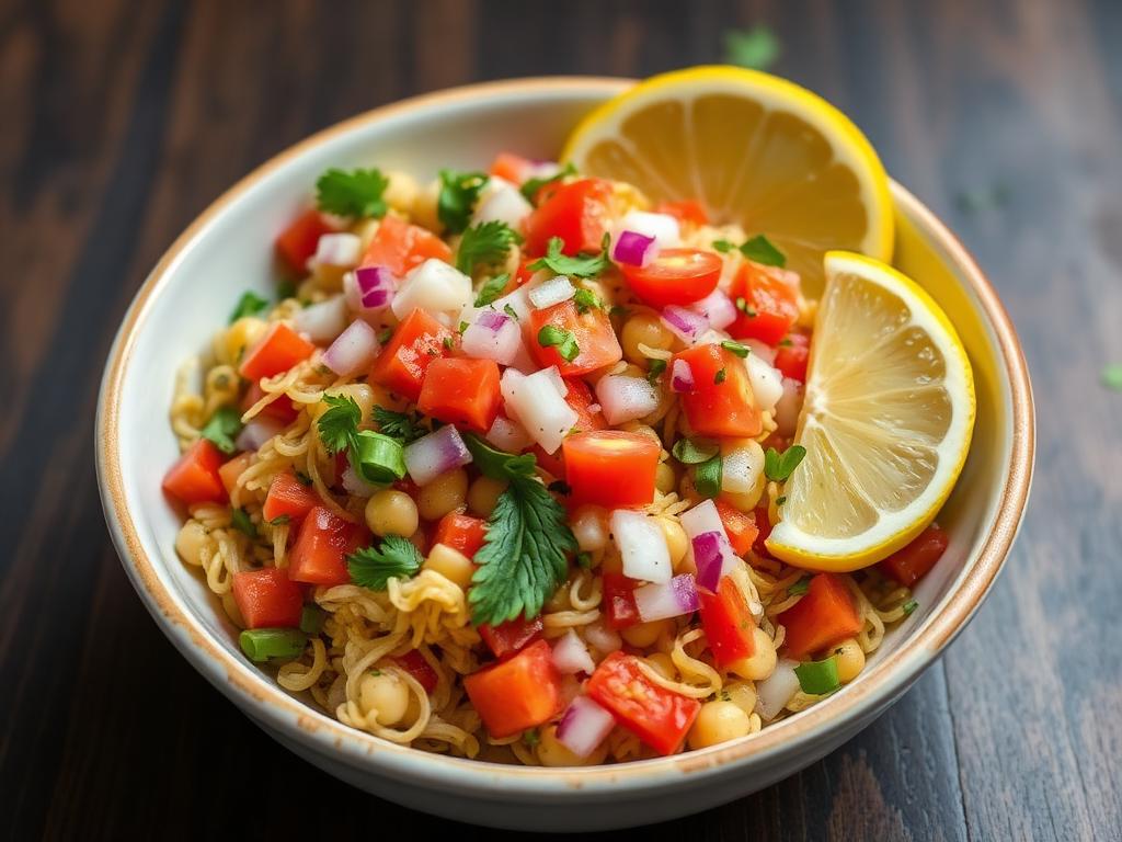 Moong sprouts chaat