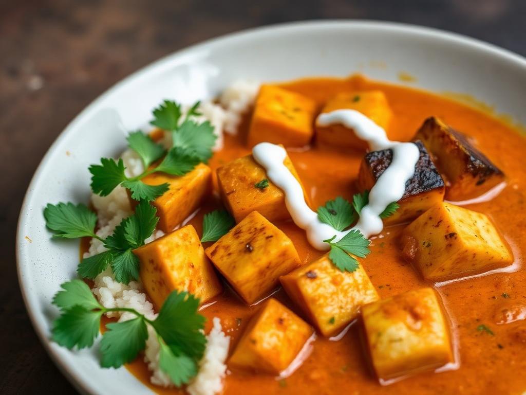 Tofu tikka masala