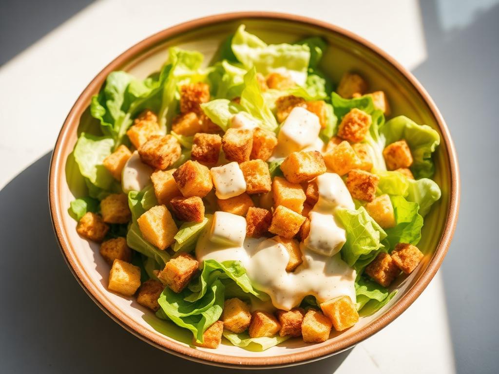 Vegan caesar salad